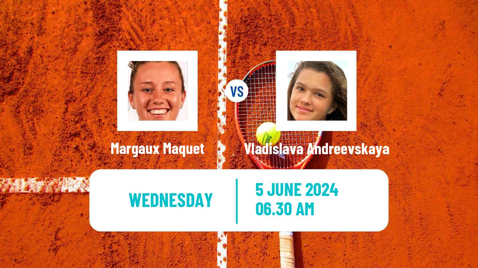 Tennis ITF W15 Monastir 21 Women Margaux Maquet - Vladislava Andreevskaya