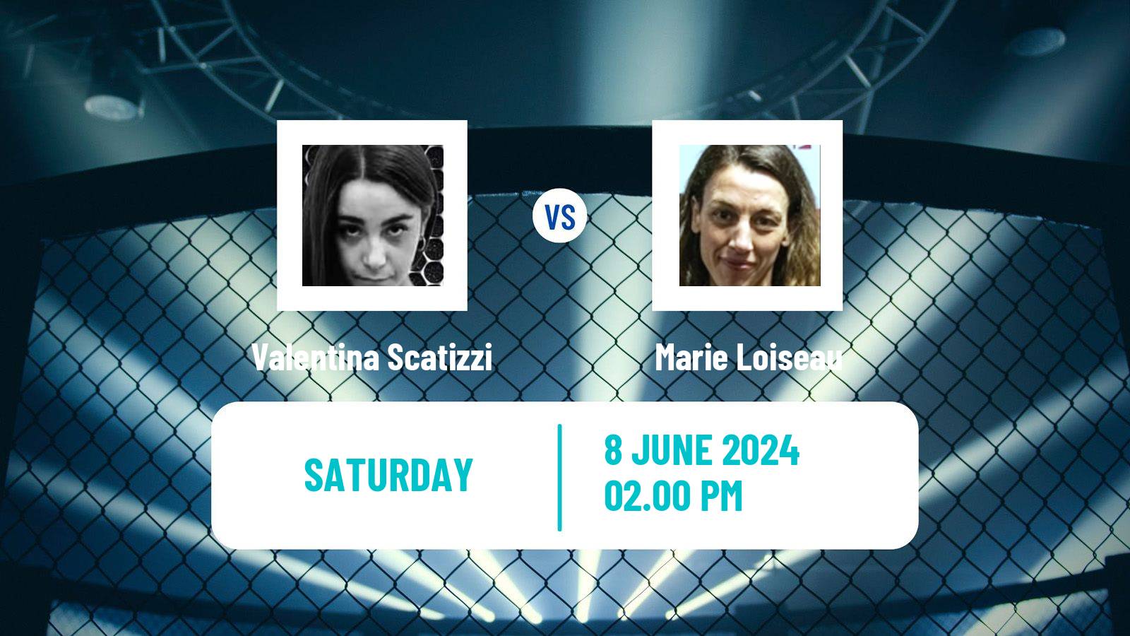 MMA Flyweight Pfl Women Valentina Scatizzi - Marie Loiseau