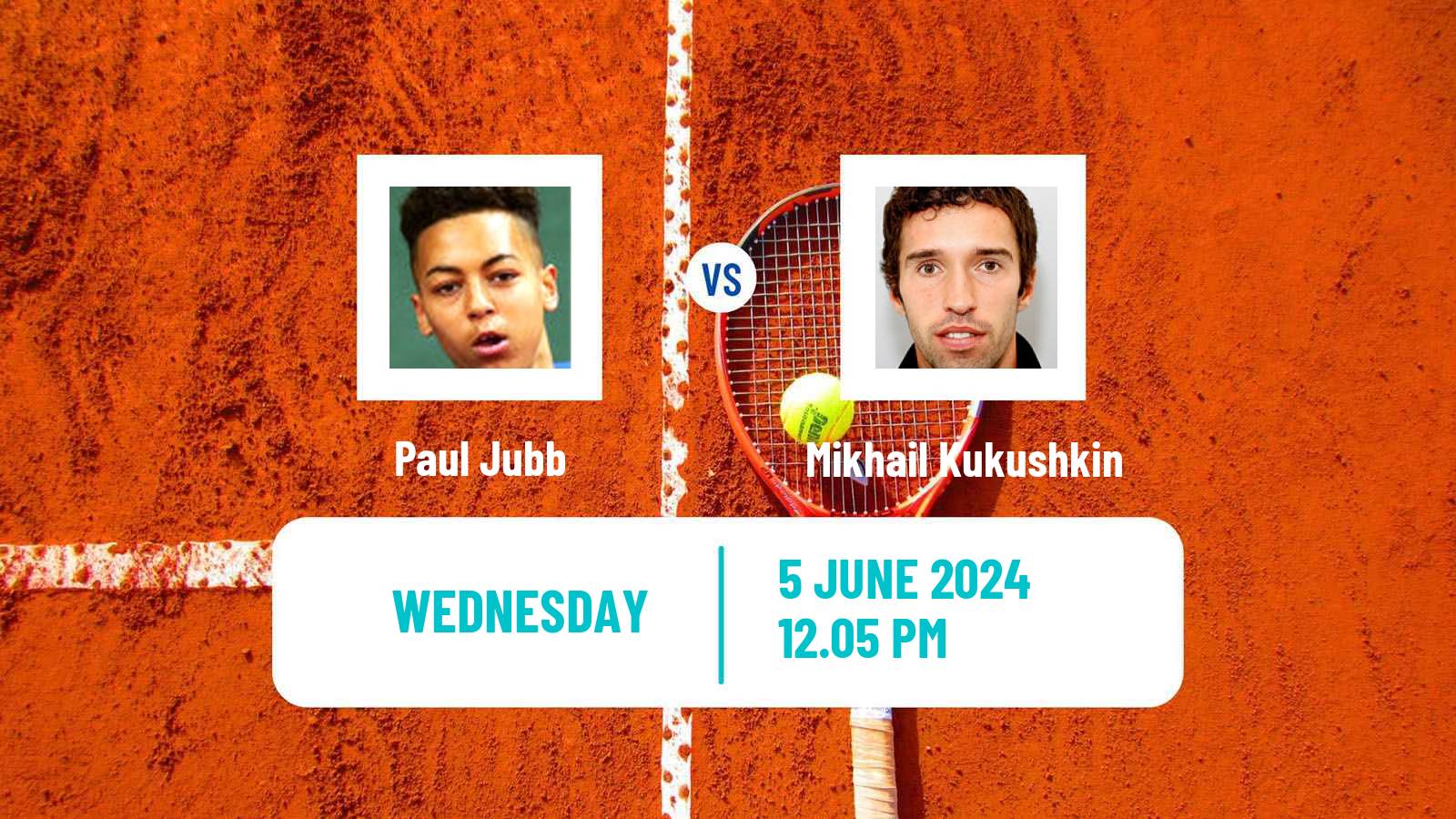 Tennis Surbiton Challenger Men Paul Jubb - Mikhail Kukushkin