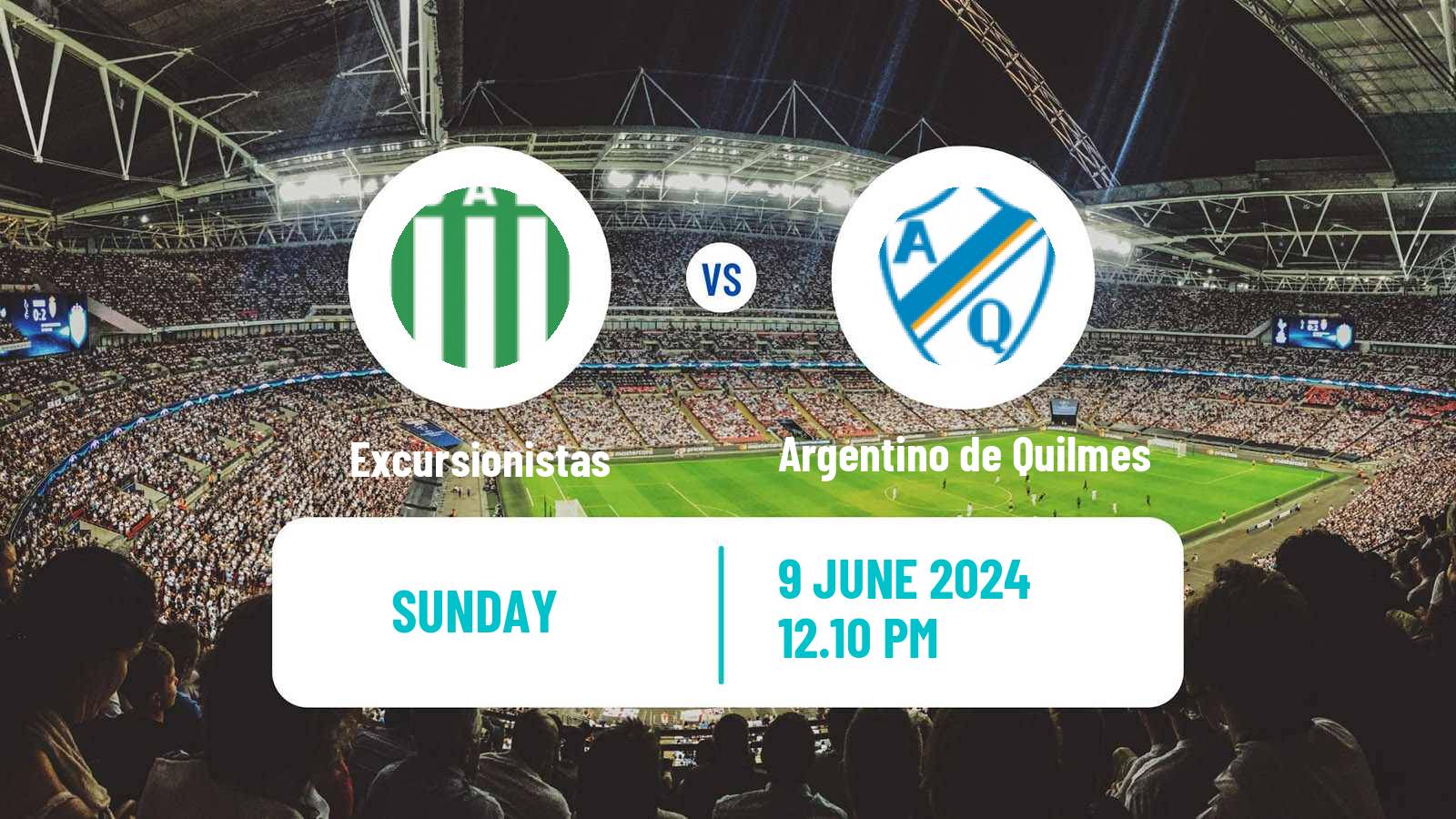 Soccer Argentinian Primera B Excursionistas - Argentino de Quilmes