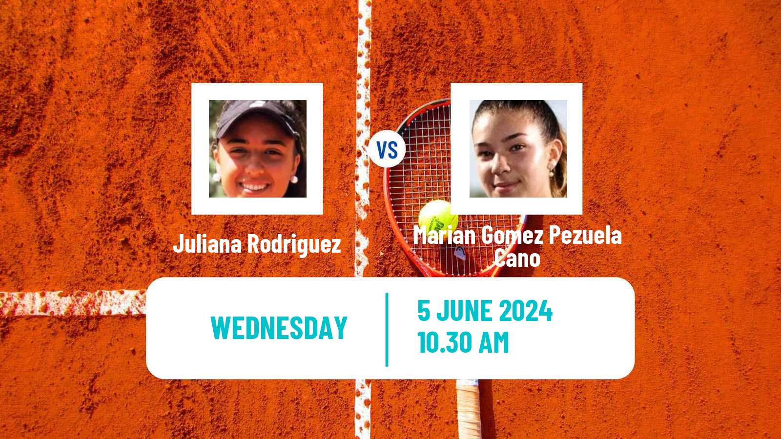 Tennis ITF W15 Maringa Women Juliana Rodriguez - Marian Gomez Pezuela Cano