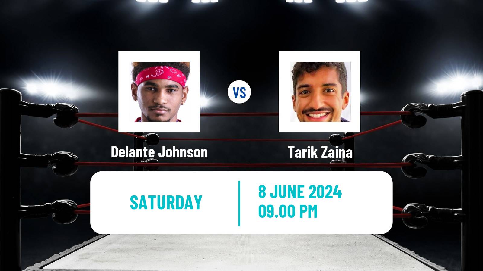 Boxing Super Lightweight Others Matches Men Delante Johnson - Tarik Zaina