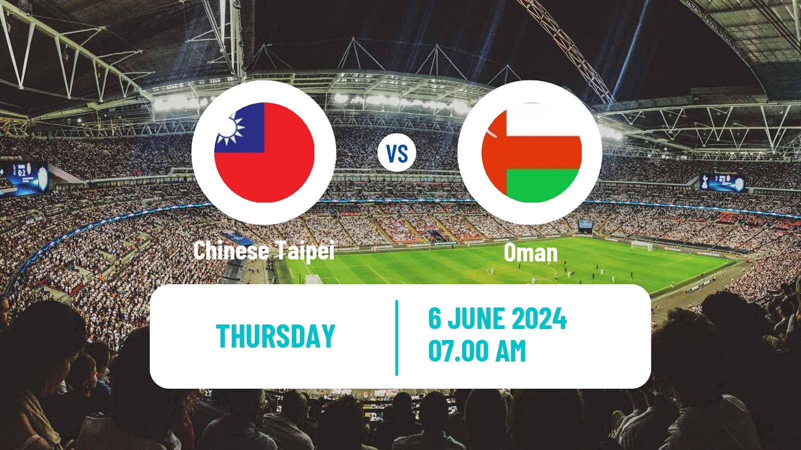 Soccer FIFA World Cup Chinese Taipei - Oman