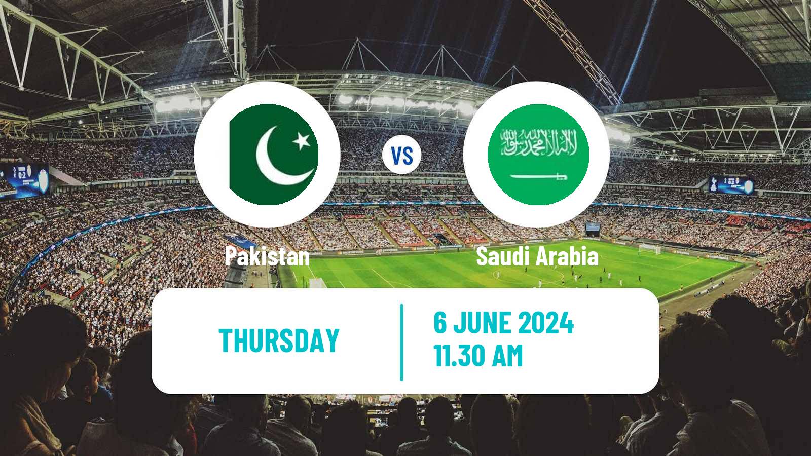 Soccer FIFA World Cup Pakistan - Saudi Arabia