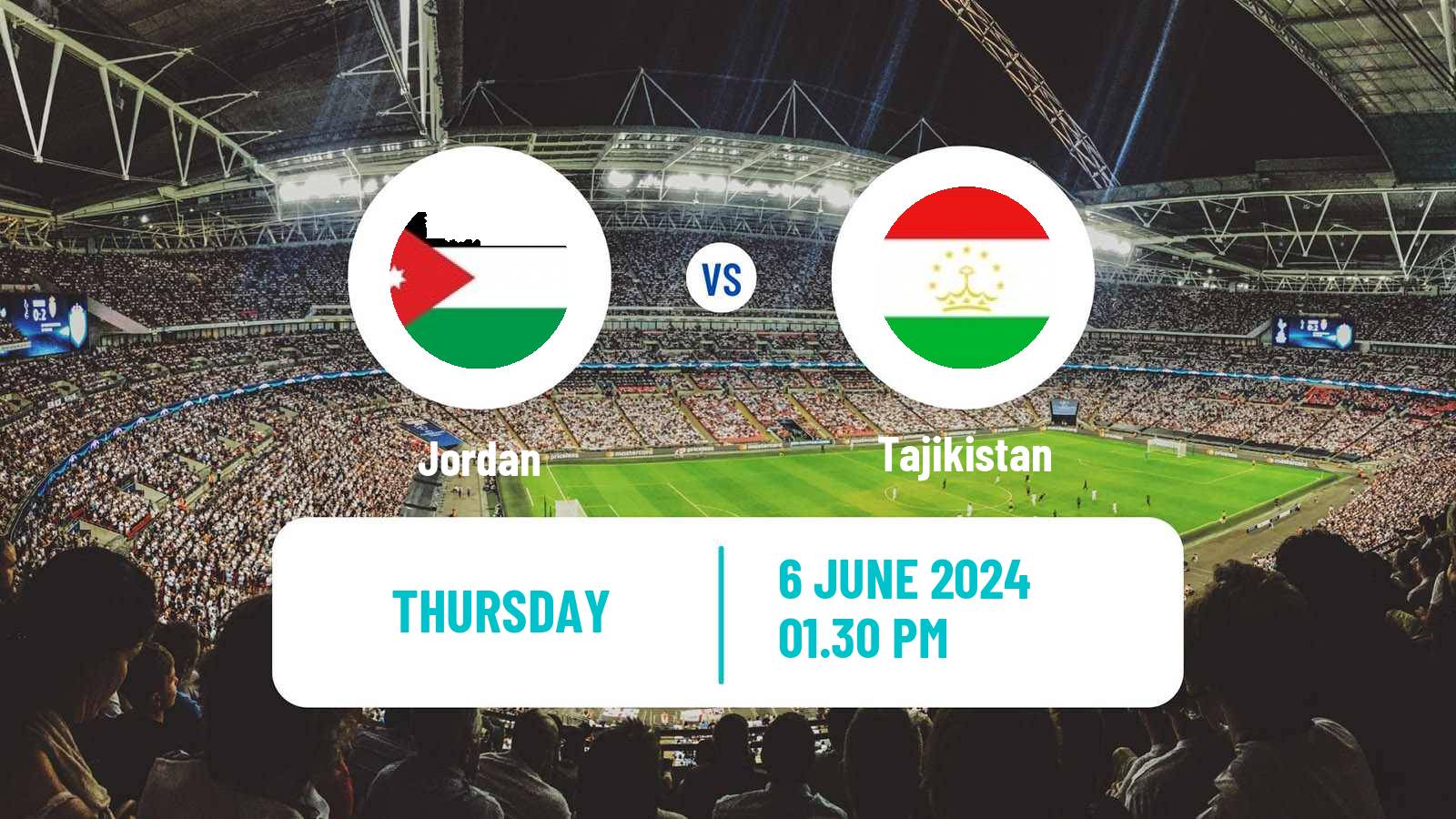 Soccer FIFA World Cup Jordan - Tajikistan