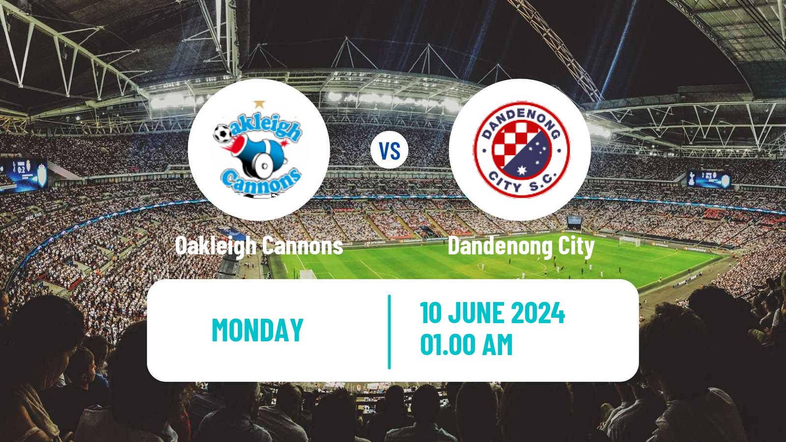 Soccer Australian NPL Victoria Oakleigh Cannons - Dandenong City