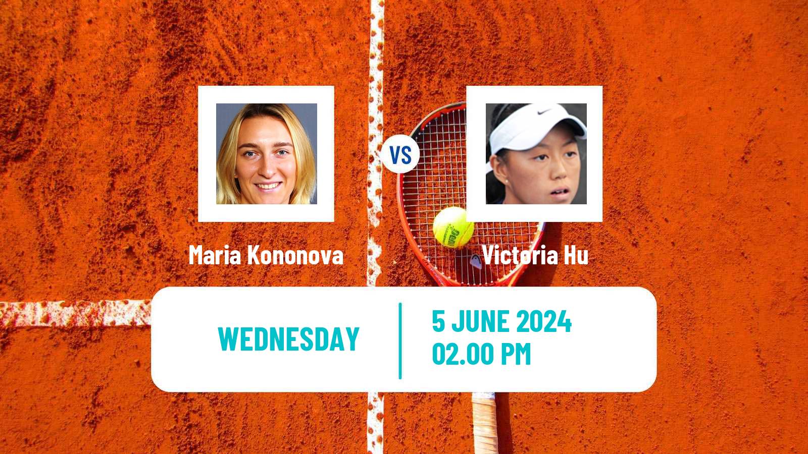 Tennis ITF W75 Sumter Sc Women Maria Kononova - Victoria Hu