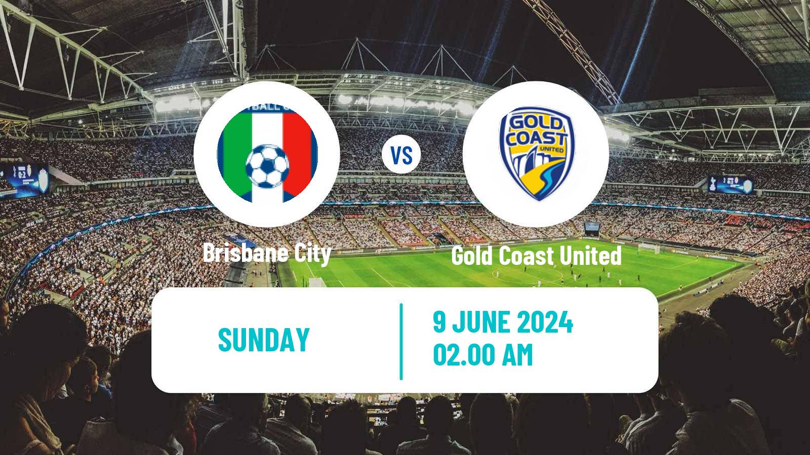 Soccer Australian NPL Queensland Brisbane City - Gold Coast United