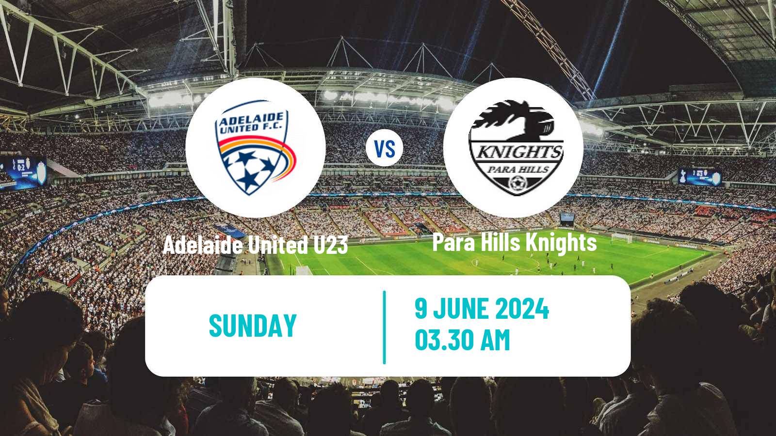 Soccer Australian NPL South Australian Adelaide United U23 - Para Hills Knights