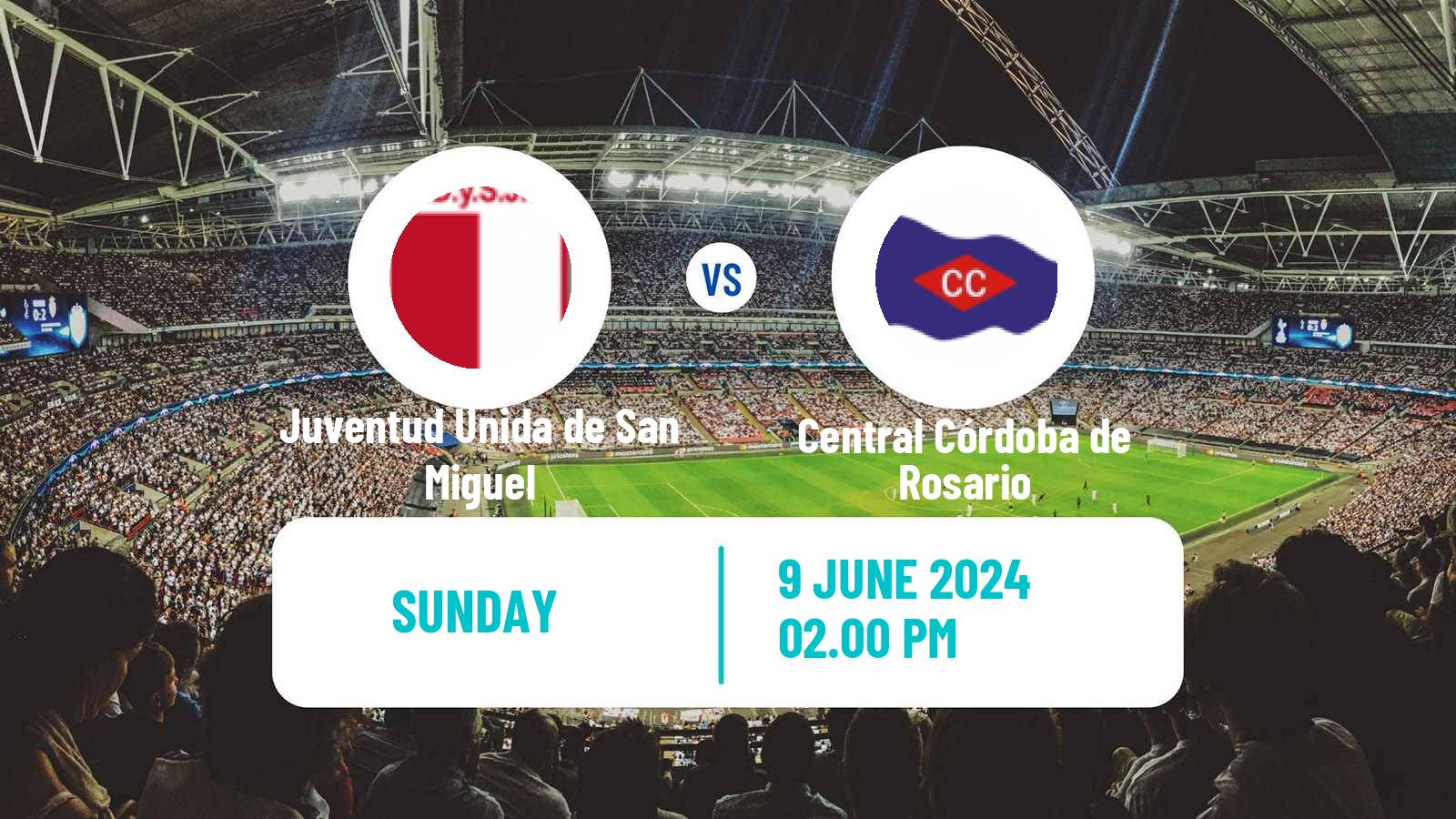 Soccer Argentinian Primera C Juventud Unida de San Miguel - Central Córdoba de Rosario