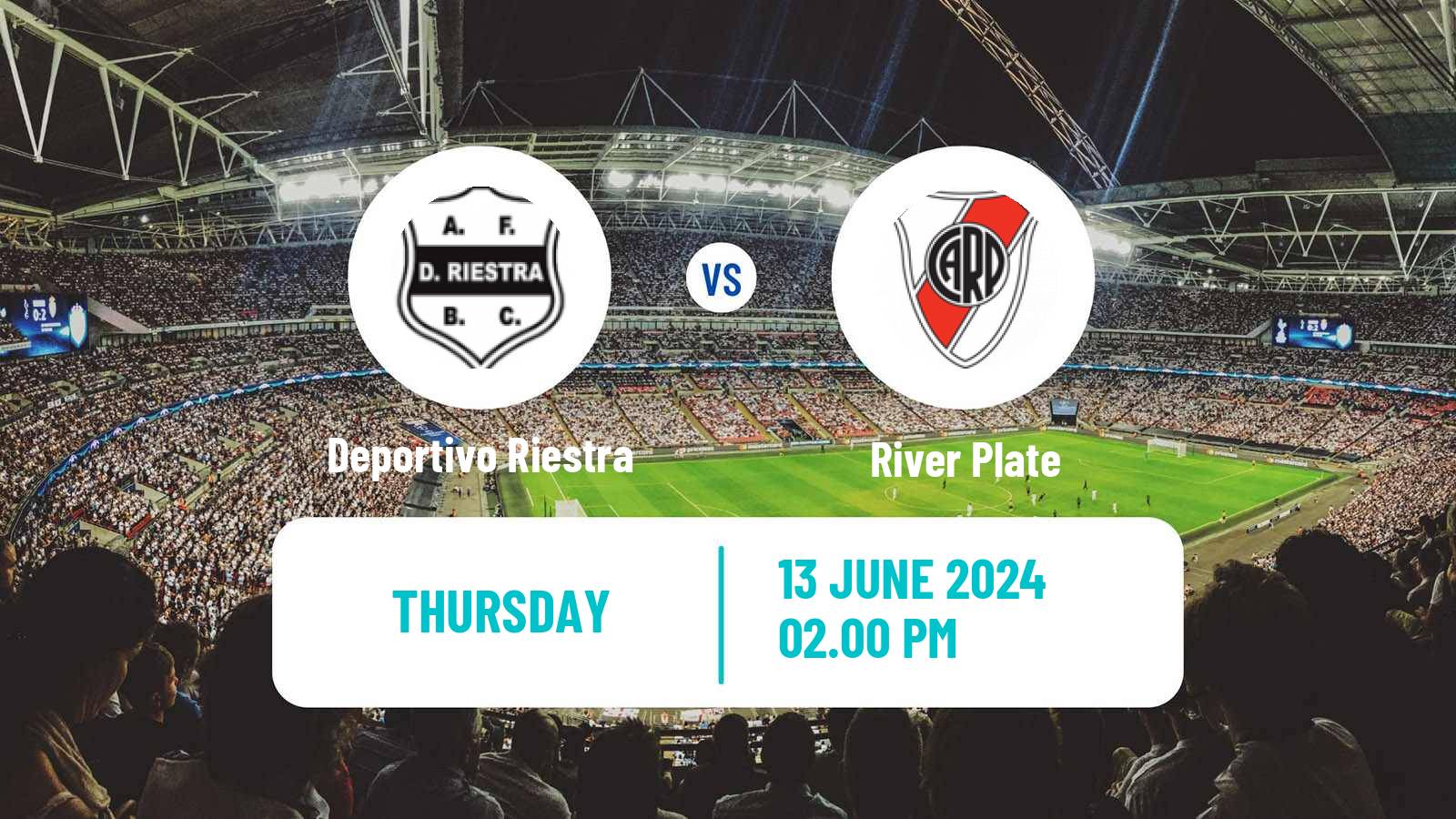 Soccer Argentinian Liga Profesional Deportivo Riestra - River Plate