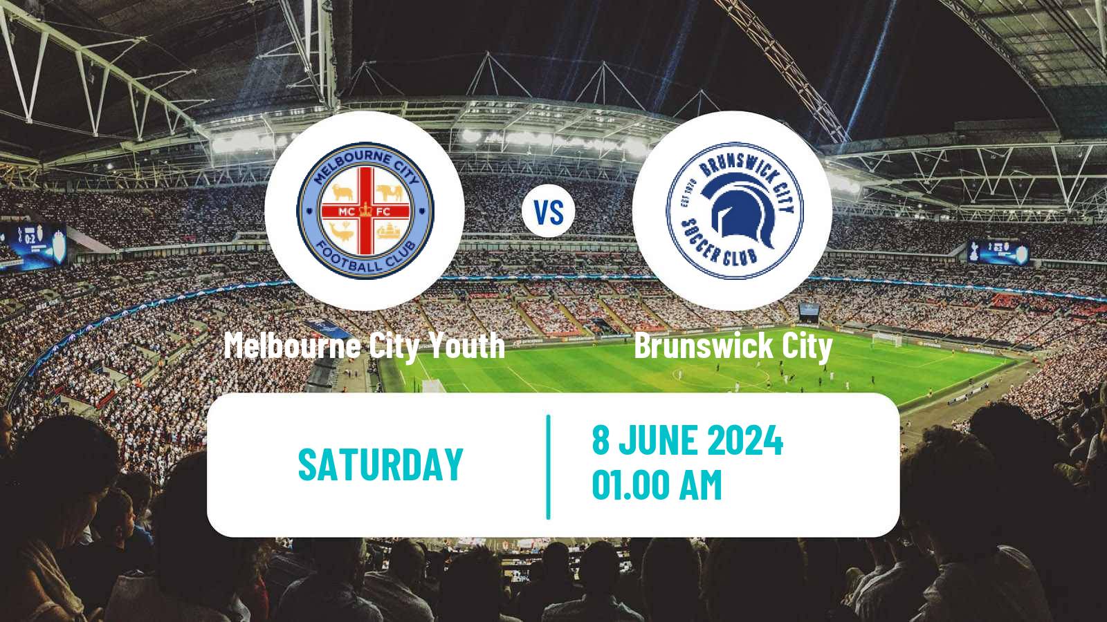 Soccer Australian Victoria Premier League Melbourne City Youth - Brunswick City