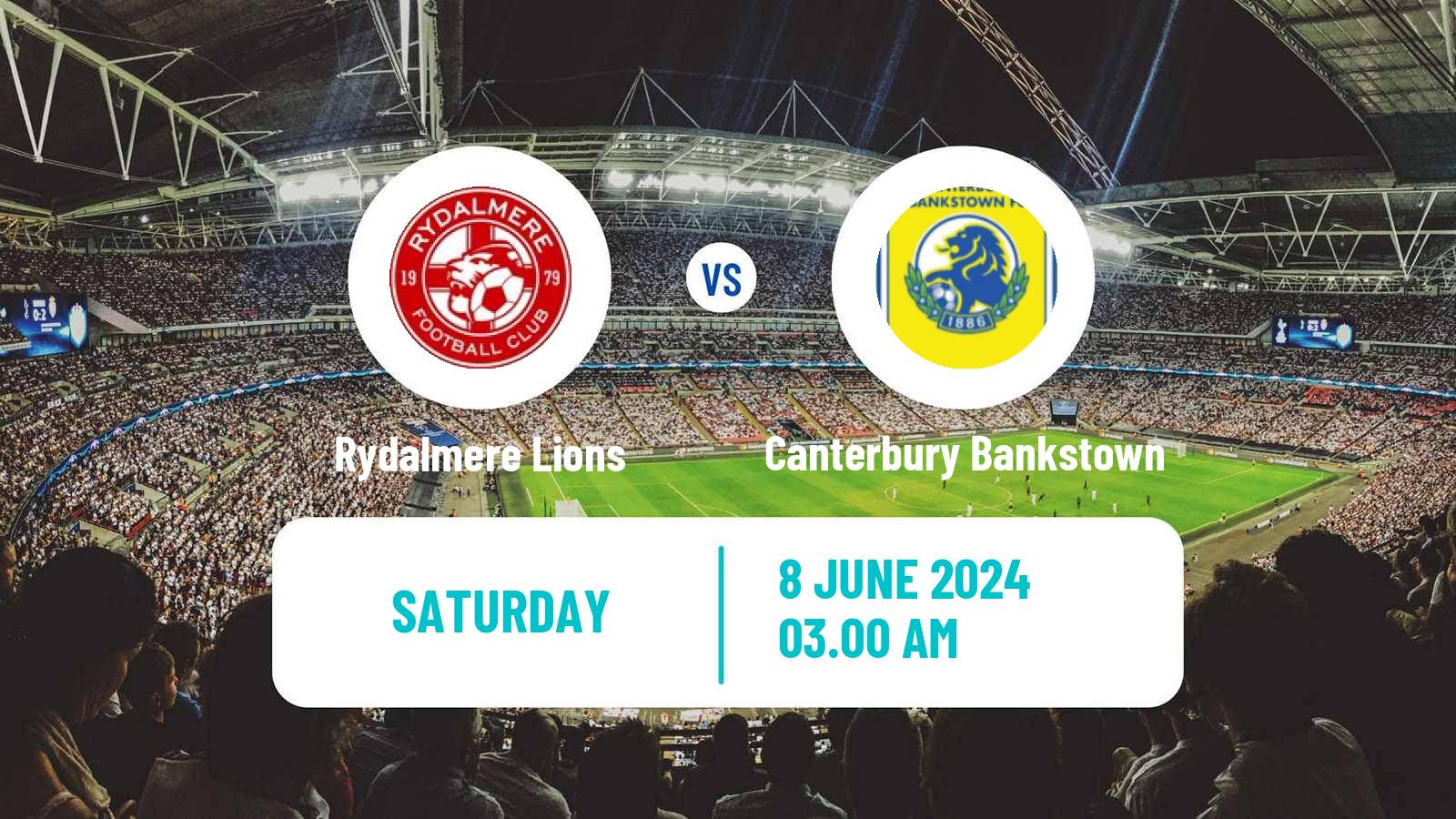 Soccer Australian NSW League One Rydalmere Lions - Canterbury Bankstown