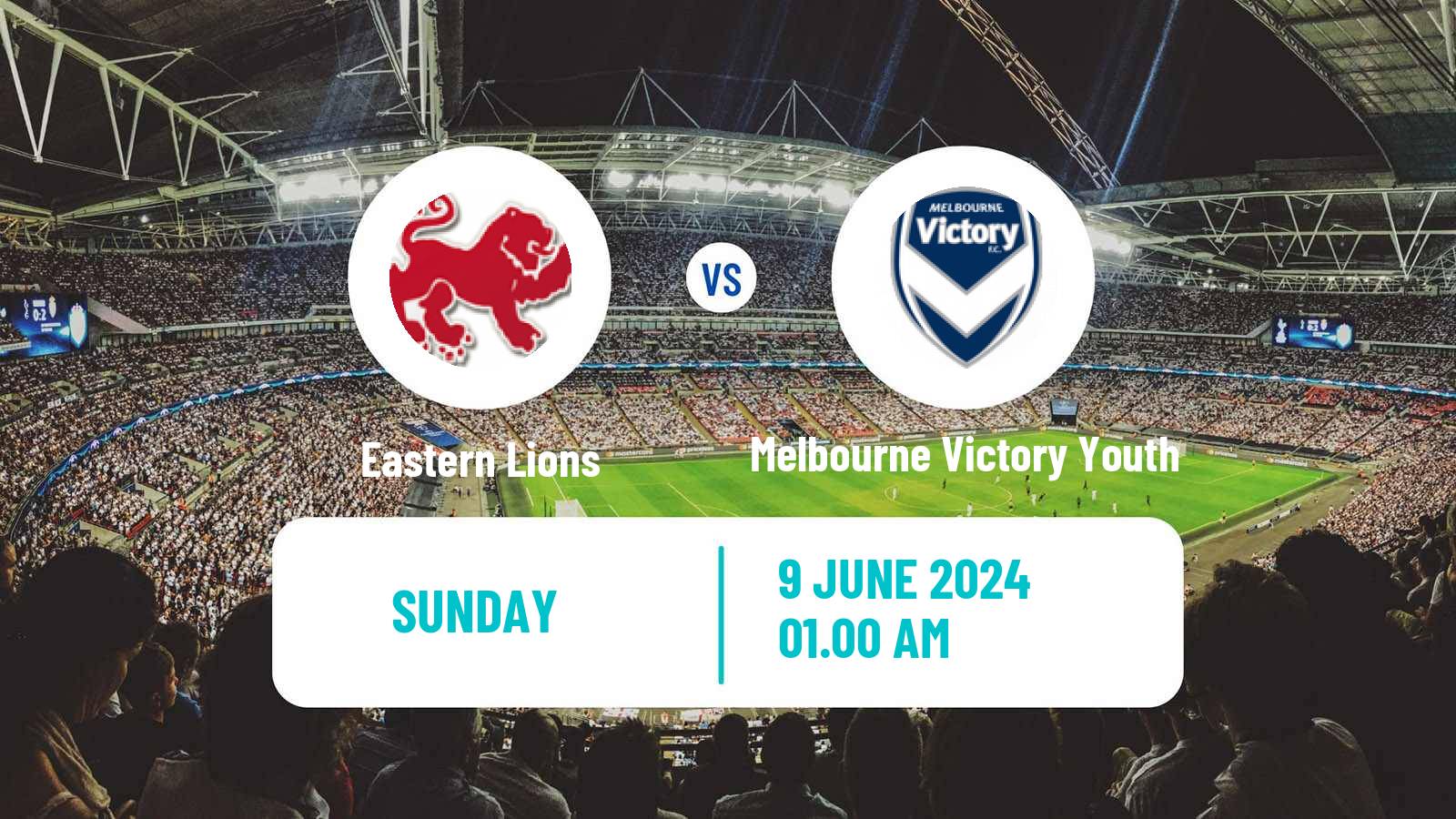 Soccer Australian Victoria Premier League Eastern Lions - Melbourne Victory Youth