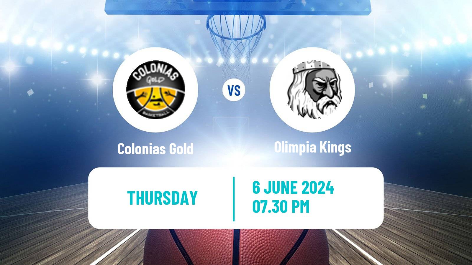 Basketball Paraguayan LNB Basketball Colonias Gold - Olimpia Kings