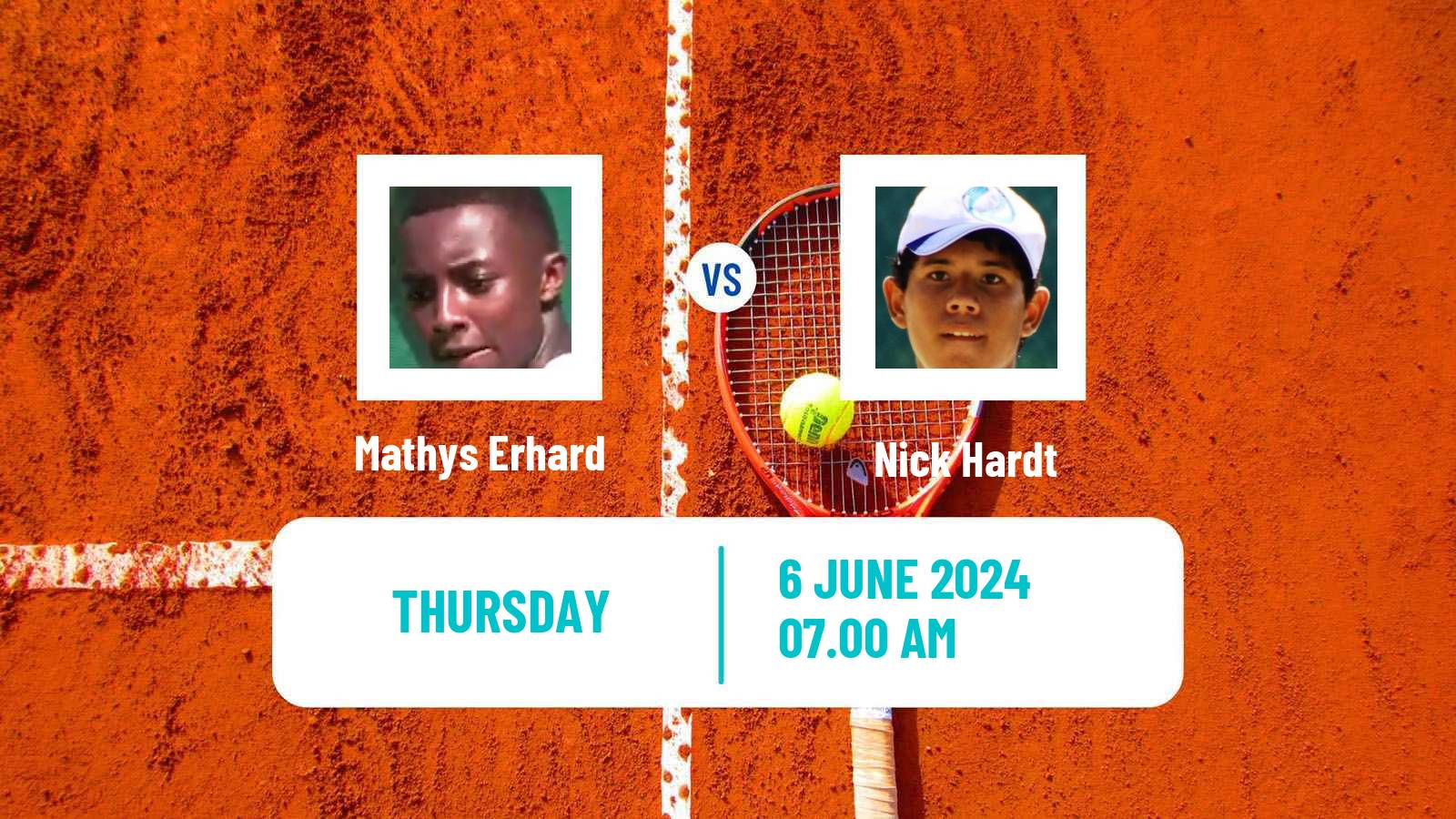 Tennis Zagreb Challenger Men Mathys Erhard - Nick Hardt