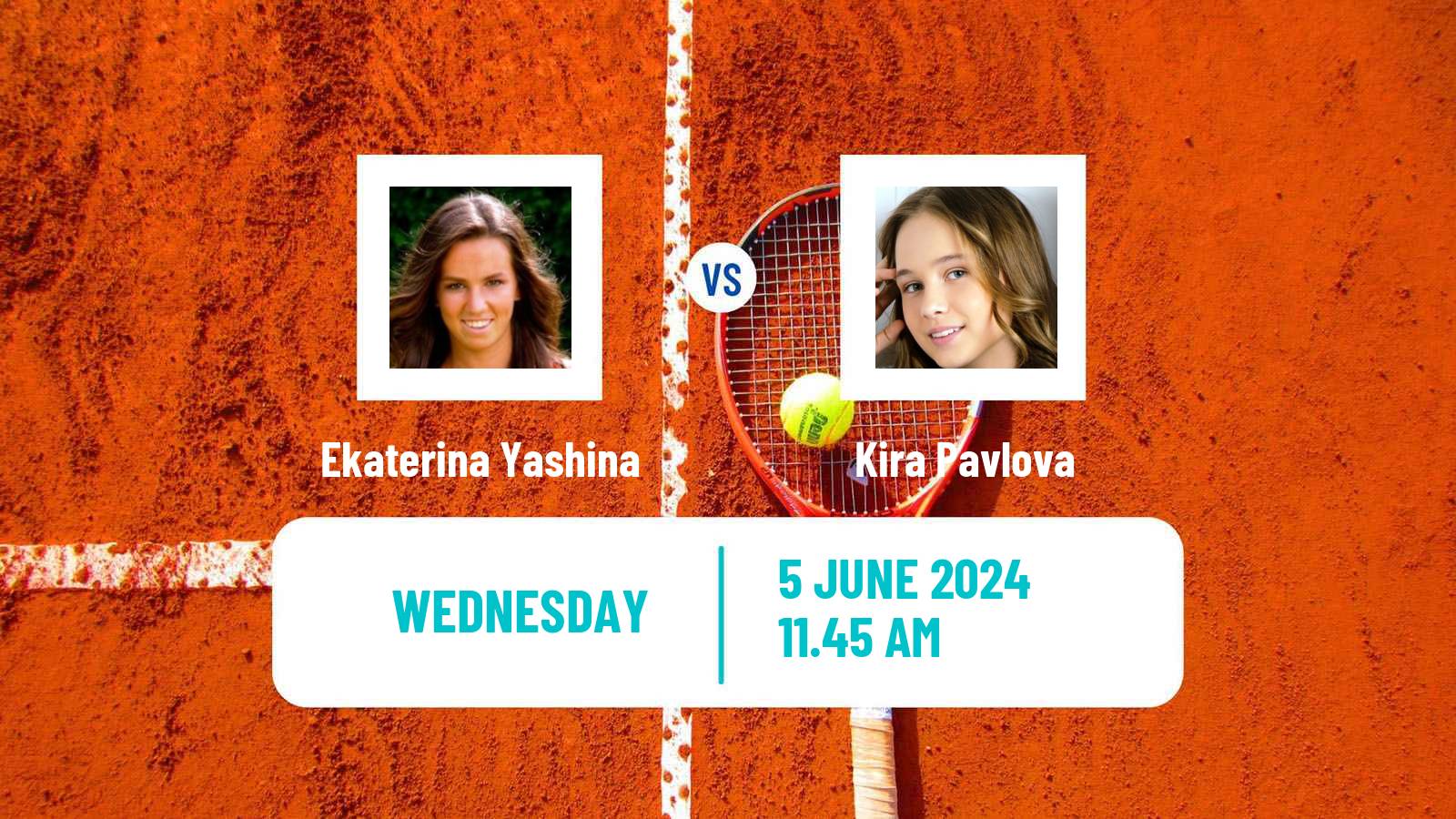 Tennis ITF W50 La Marsa Women Ekaterina Yashina - Kira Pavlova