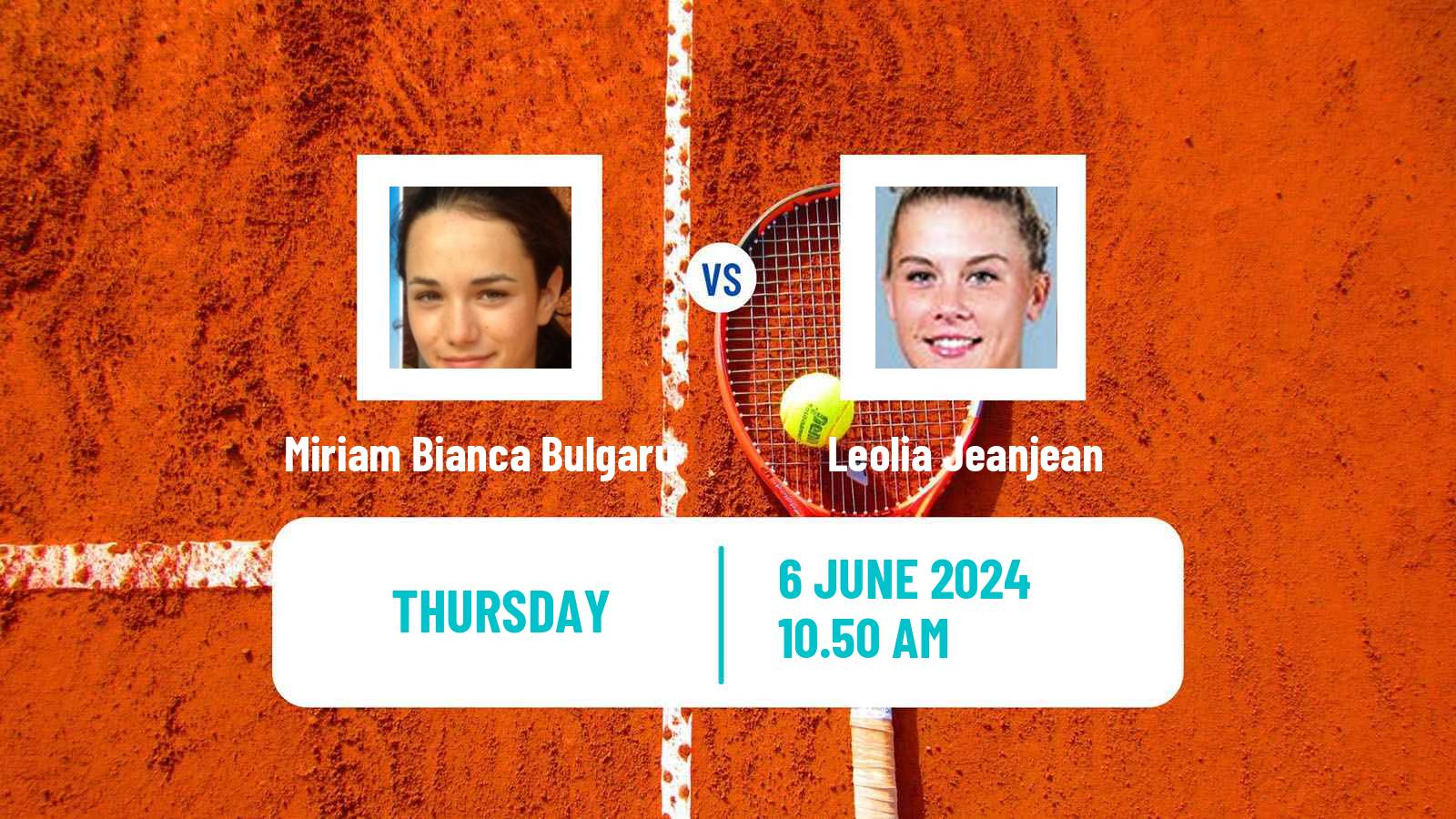 Tennis Makarska Challenger Women Miriam Bianca Bulgaru - Leolia Jeanjean
