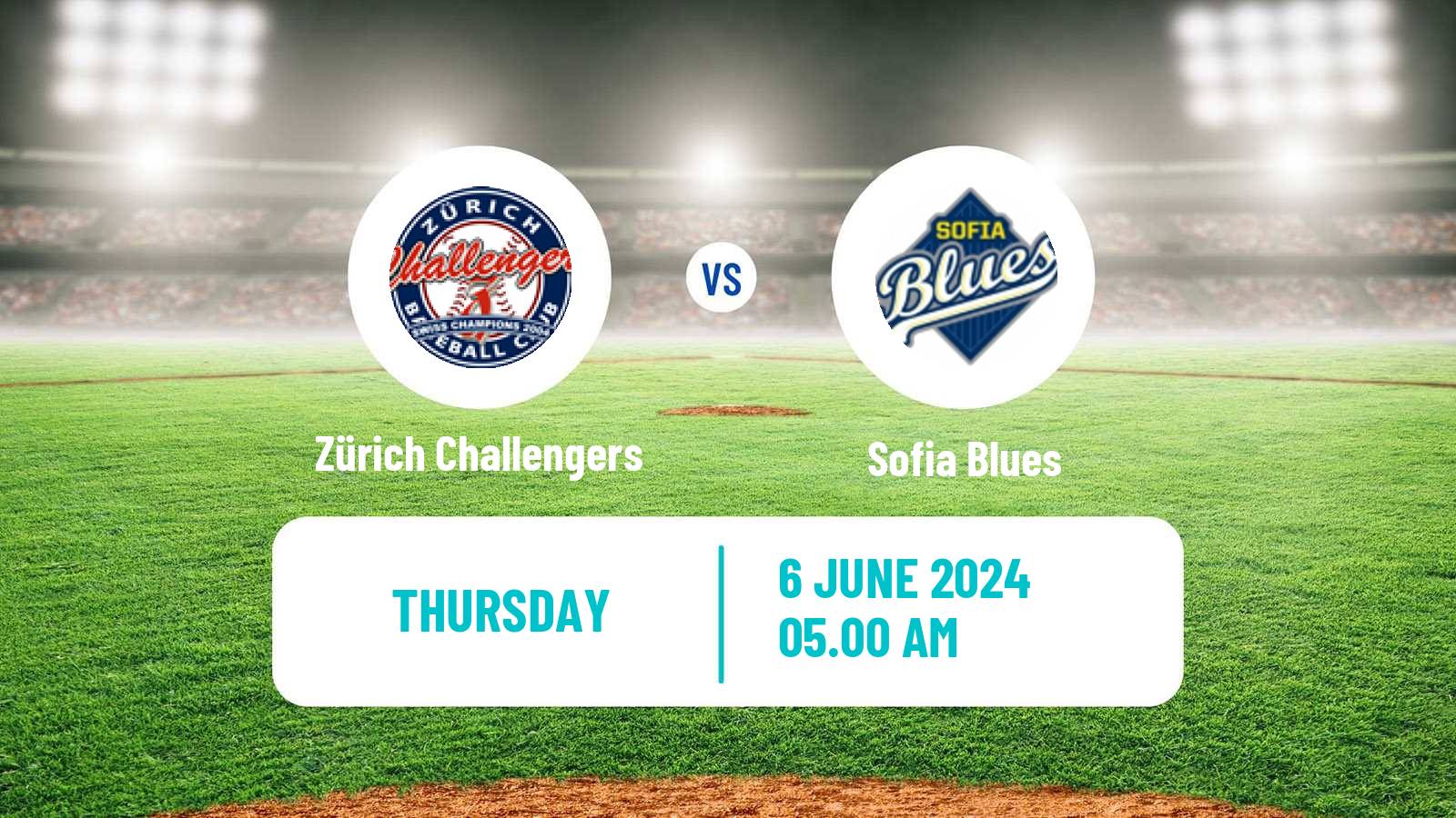 Baseball  Federations Cup Baseball Zürich Challengers - Sofia Blues