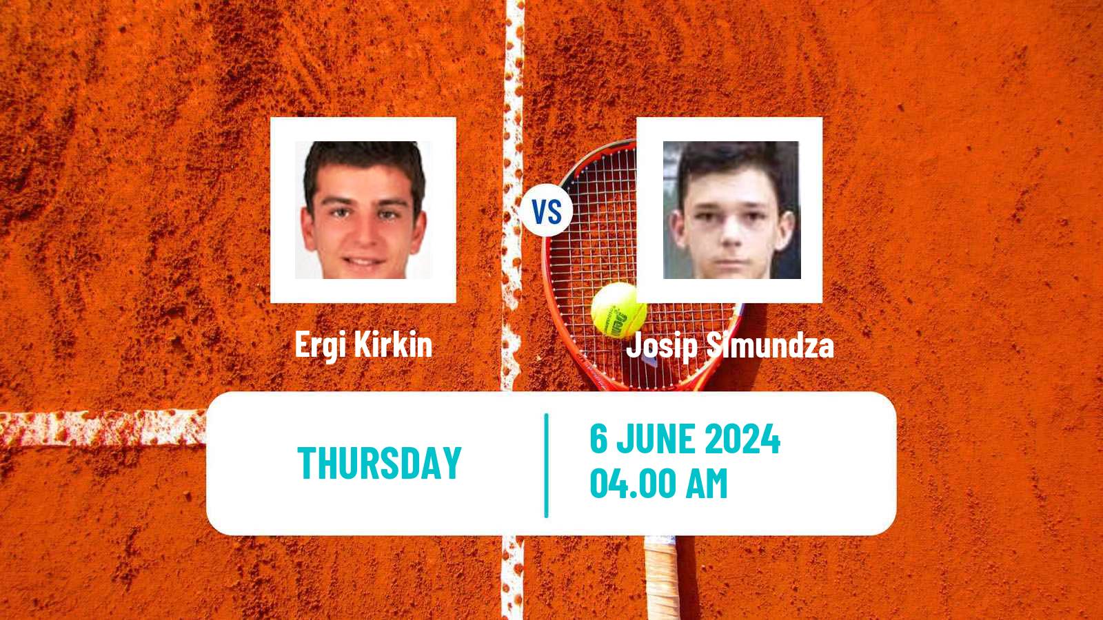 Tennis ITF M25 Sarajevo Men Ergi Kirkin - Josip Simundza