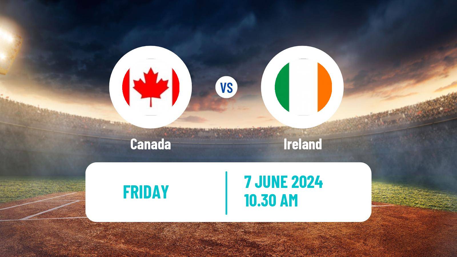 Cricket ICC World Twenty20 Canada - Ireland