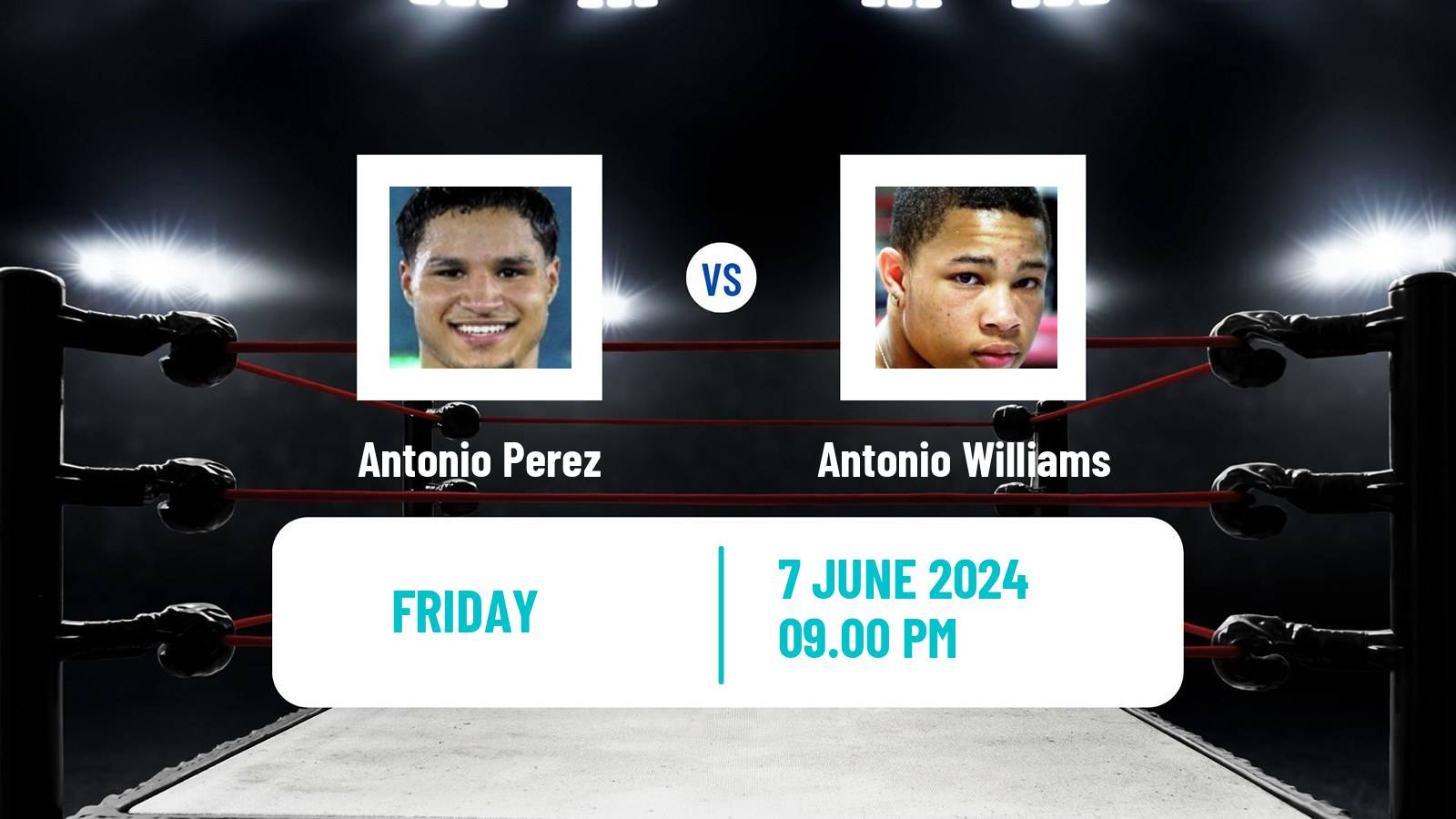 Boxing Lightweight WBC Fecarbox WBC International Titles Men Antonio Perez - Antonio Williams