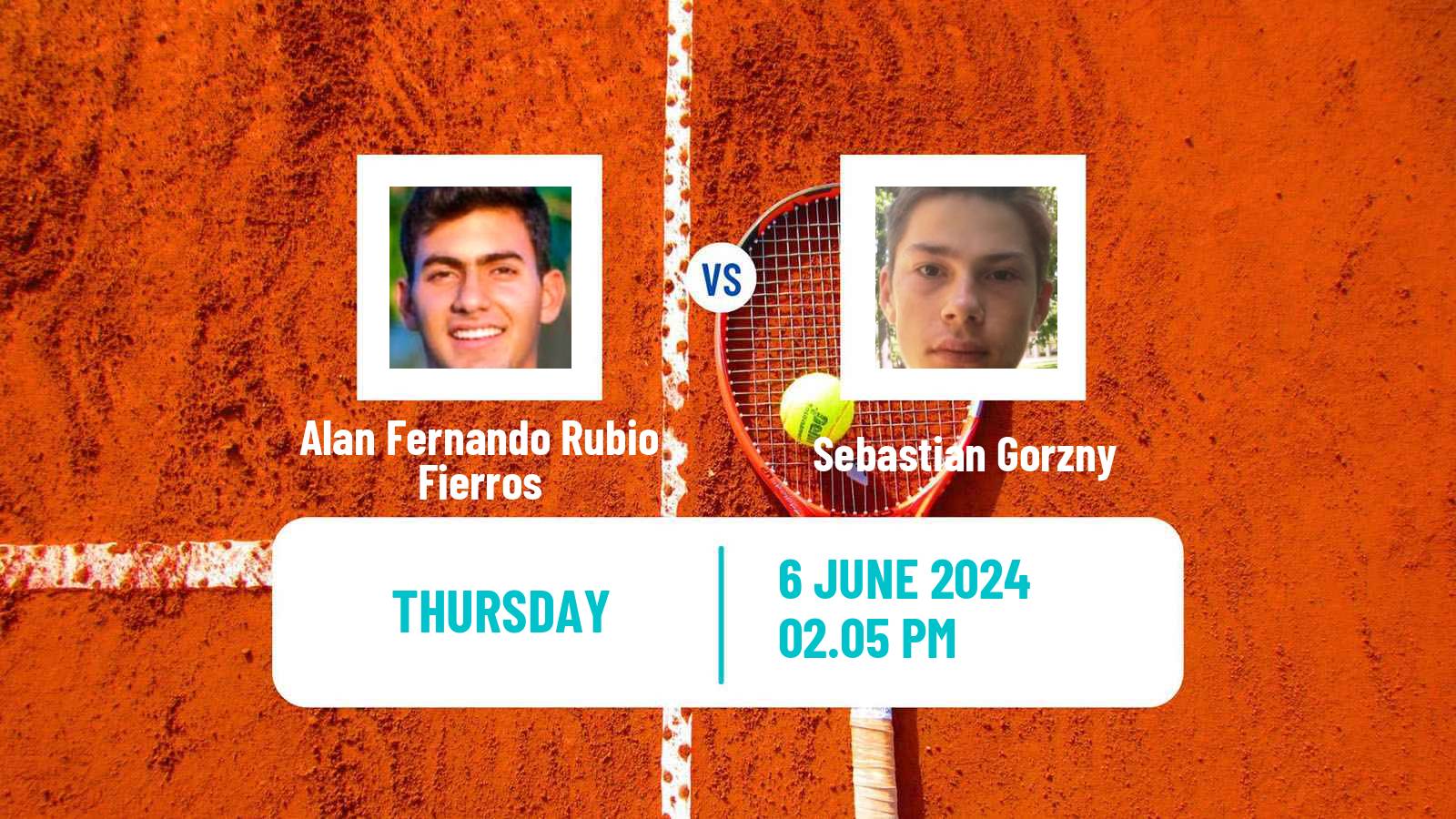 Tennis ITF M15 San Diego Ca 2 Men Alan Fernando Rubio Fierros - Sebastian Gorzny