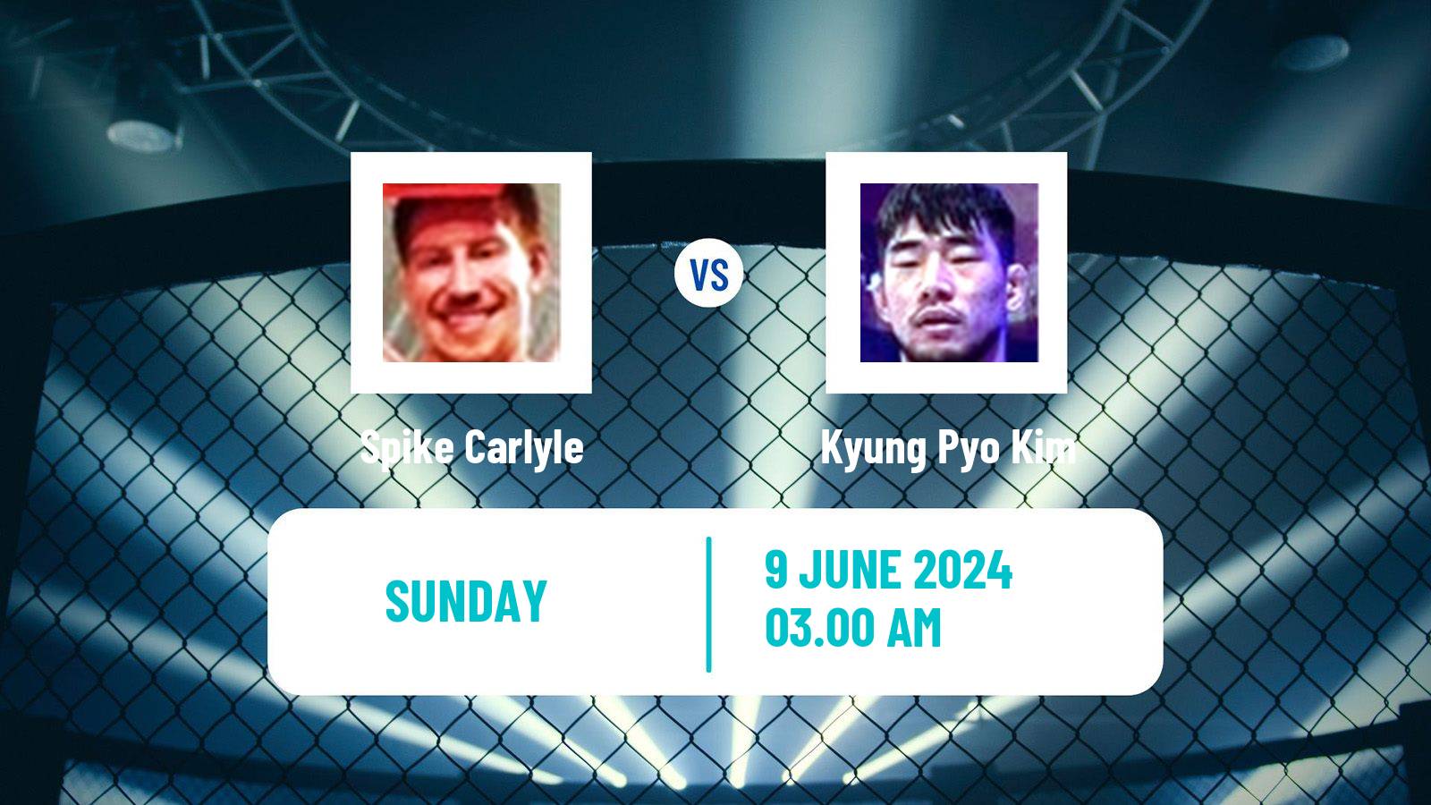 MMA Lightweight Rizin Men Spike Carlyle - Kyung Pyo Kim