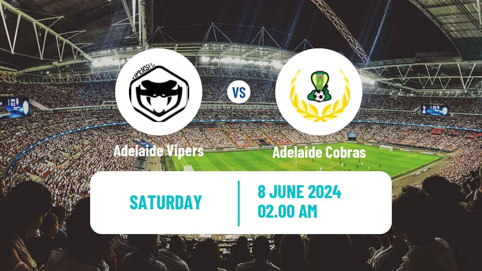 Soccer Australian SA State League Adelaide Vipers - Adelaide Cobras