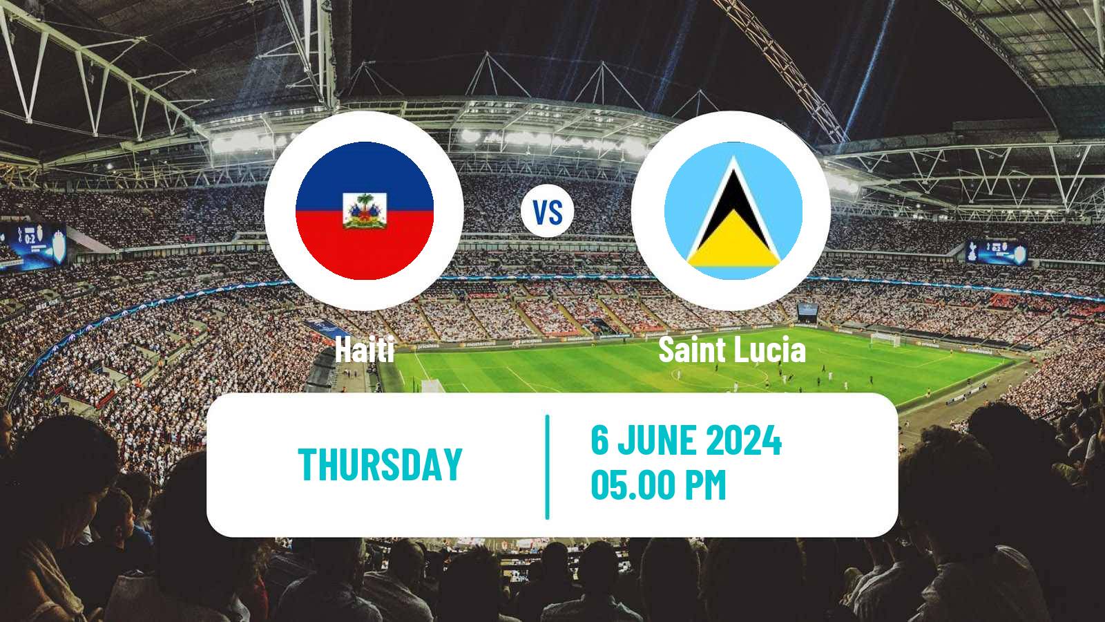 Soccer FIFA World Cup Haiti - Saint Lucia