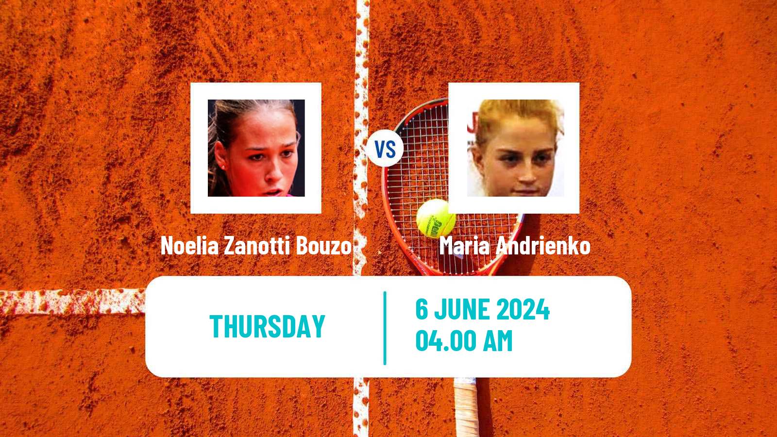 Tennis ITF W15 Madrid Women Noelia Zanotti Bouzo - Maria Andrienko