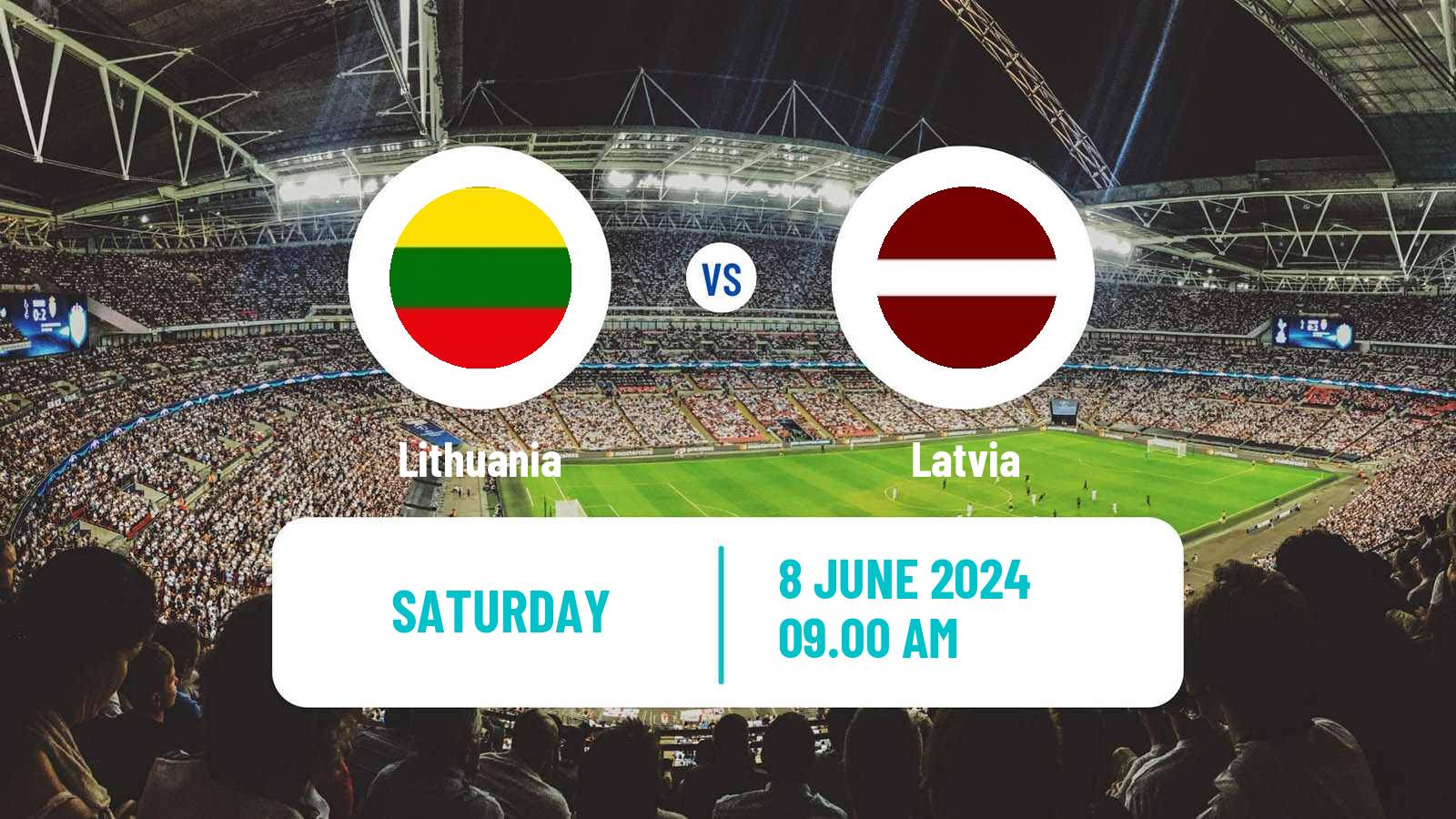 Soccer Baltic Cup Lithuania - Latvia