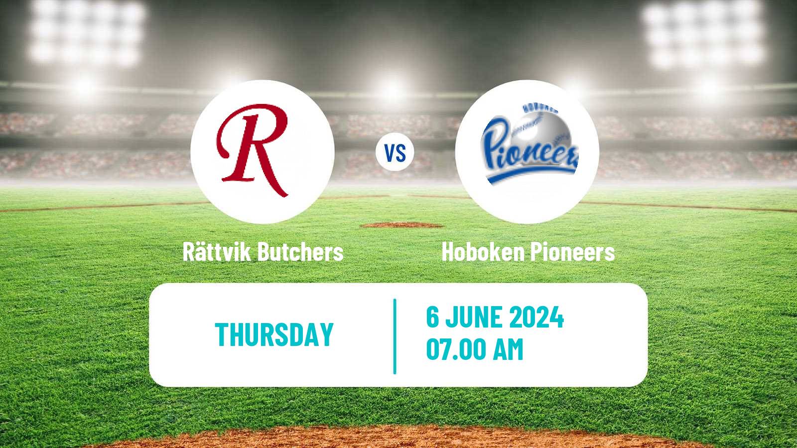 Baseball  Federations Cup Baseball Rättvik Butchers - Hoboken Pioneers