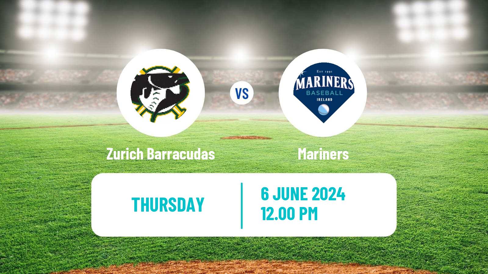 Baseball  Federations Cup Baseball Zurich Barracudas - Mariners