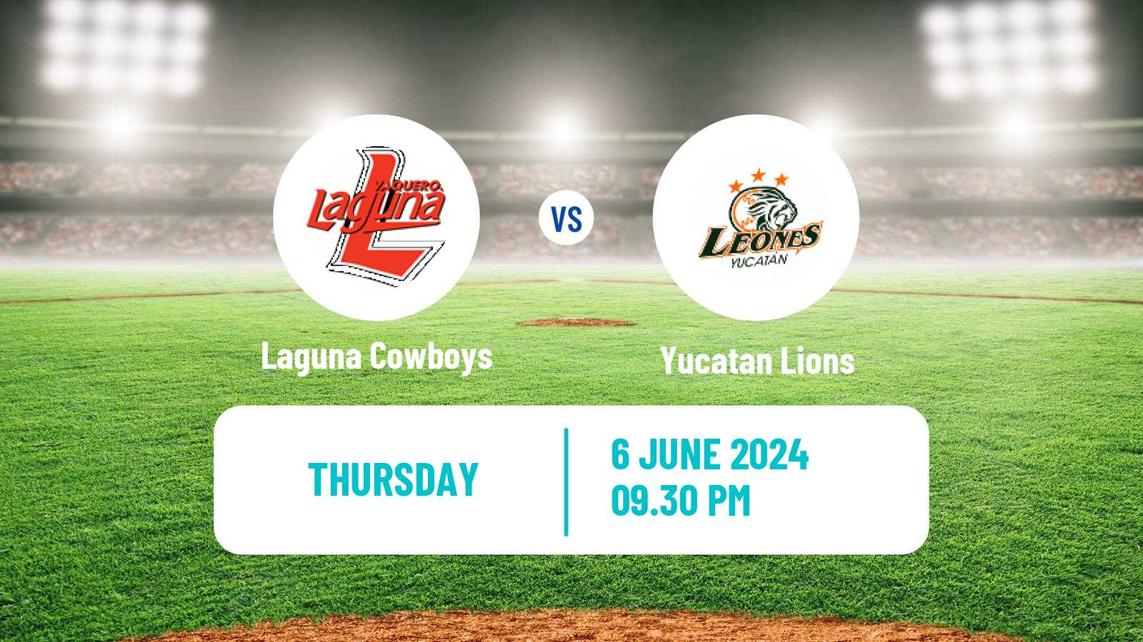 Baseball LMB Laguna Cowboys - Yucatan Lions