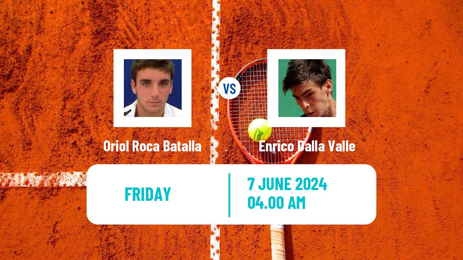 Tennis Zagreb Challenger Men Oriol Roca Batalla - Enrico Dalla Valle