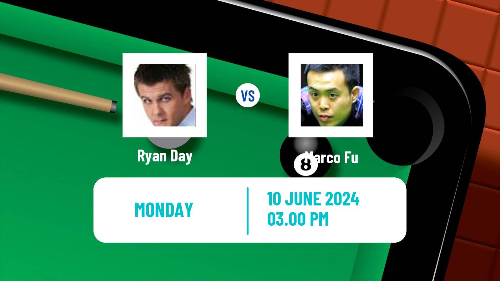 Snooker Championship League Ryan Day - Marco Fu