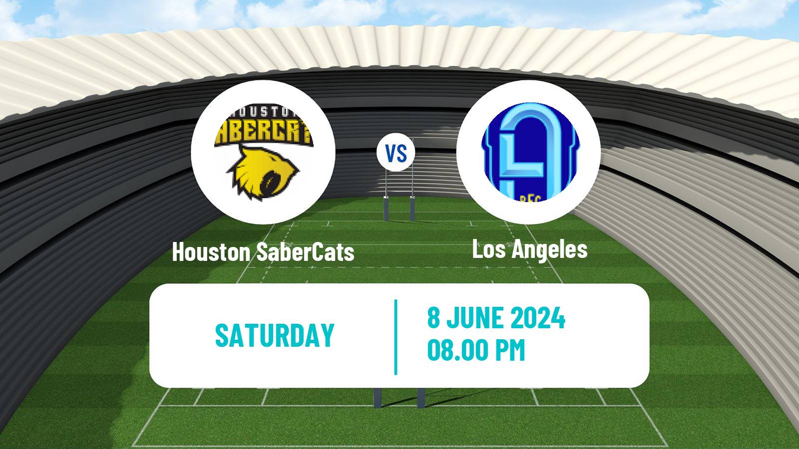 Rugby union USA Major League Rugby Houston SaberCats - Los Angeles