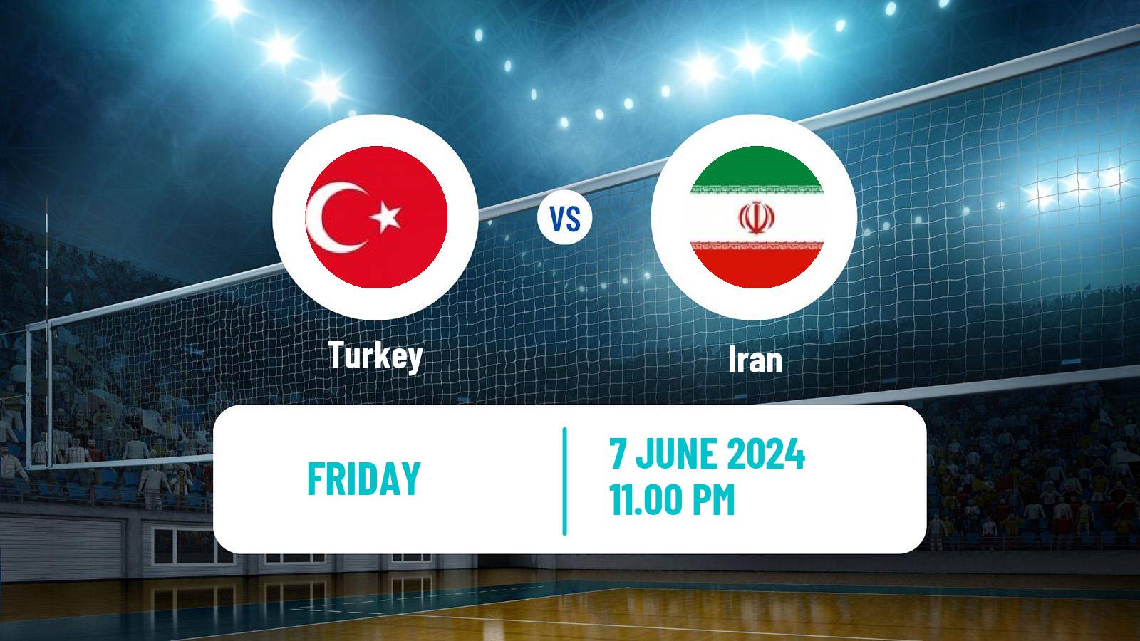 Volleyball Nations League Volleyball Turkey - Iran