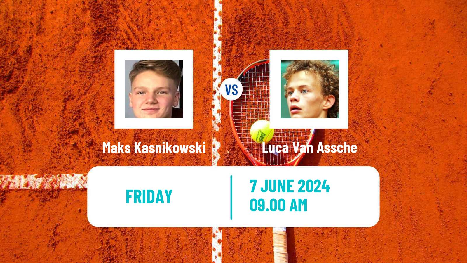 Tennis Heilbronn Challenger Men Maks Kasnikowski - Luca Van Assche