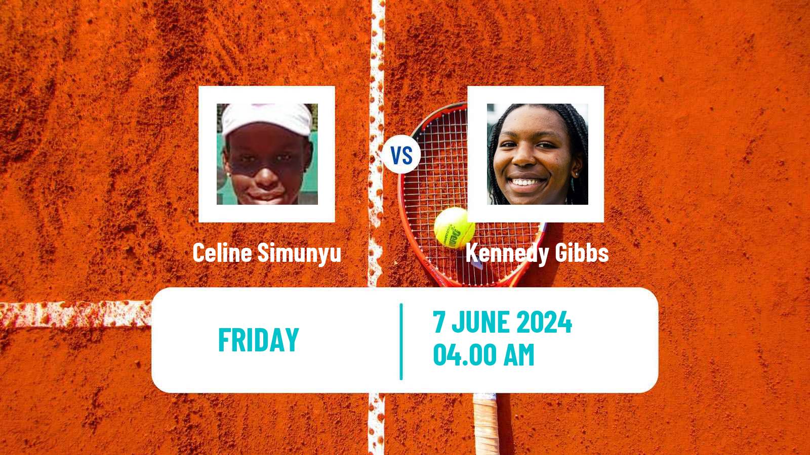Tennis ITF W15 Madrid Women Celine Simunyu - Kennedy Gibbs