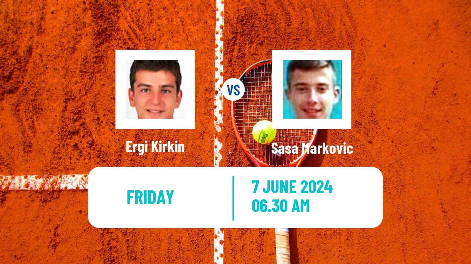 Tennis ITF M25 Sarajevo Men Ergi Kirkin - Sasa Markovic