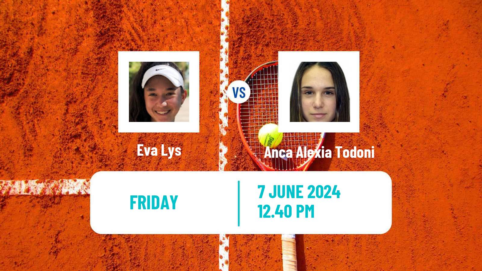Tennis Bari Challenger Women Eva Lys - Anca Alexia Todoni
