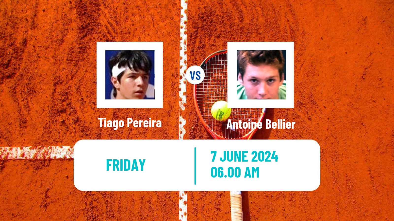 Tennis ITF M25 Setubal Men Tiago Pereira - Antoine Bellier