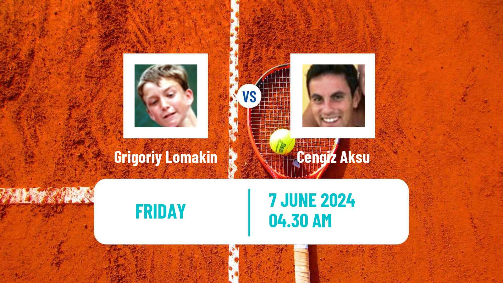 Tennis ITF M15 Monastir 23 Men Grigoriy Lomakin - Cengiz Aksu