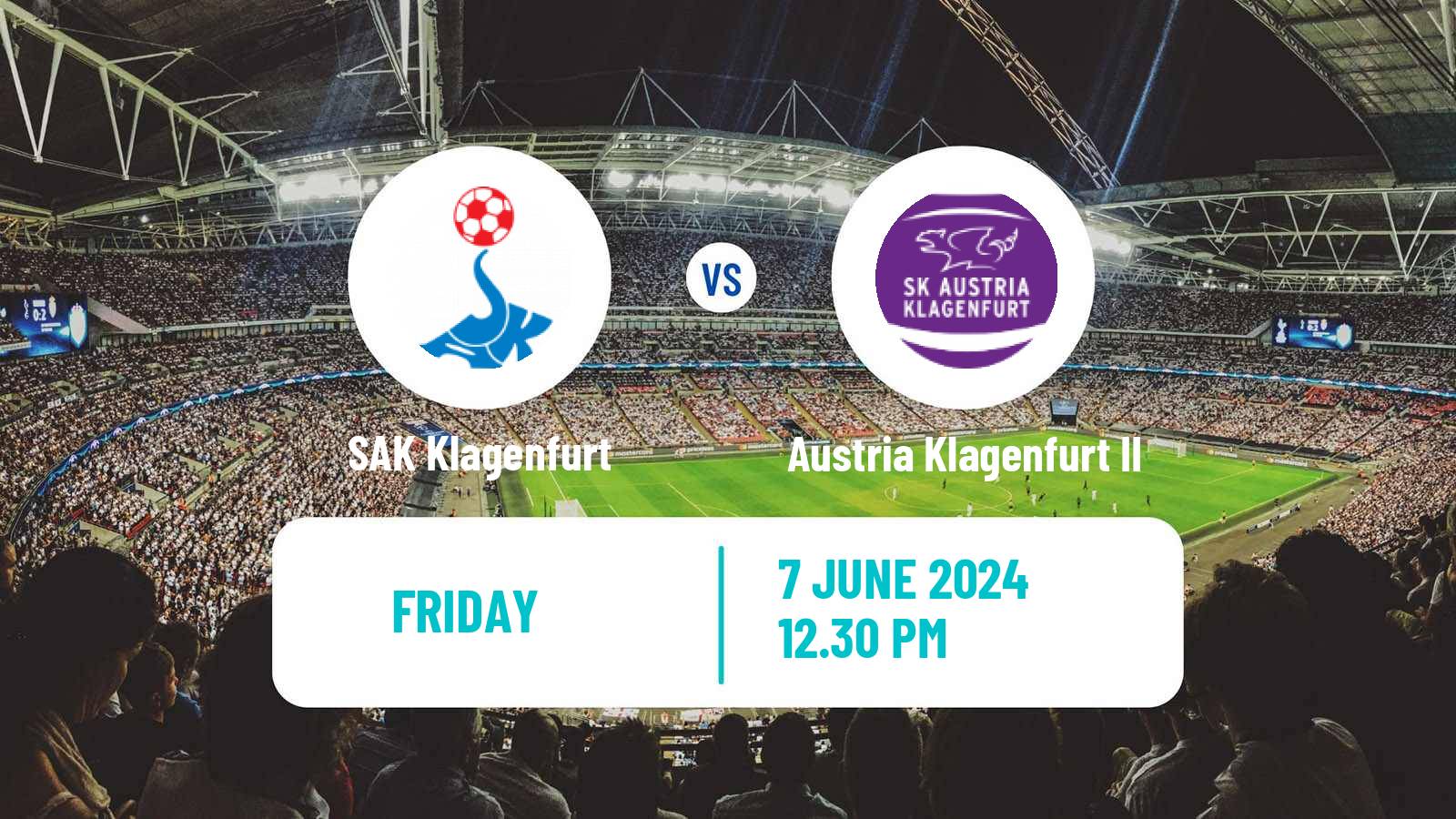 Soccer Austrian Landesliga Karnten SAK Klagenfurt - Austria Klagenfurt II