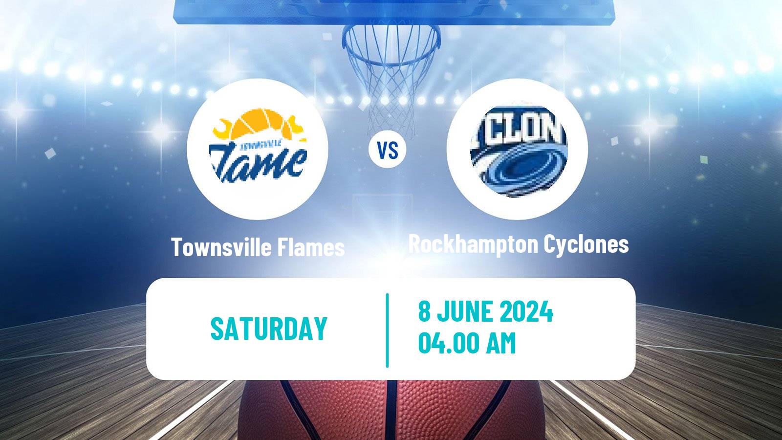 Basketball Australian NBL1 North Women Townsville Flames - Rockhampton Cyclones