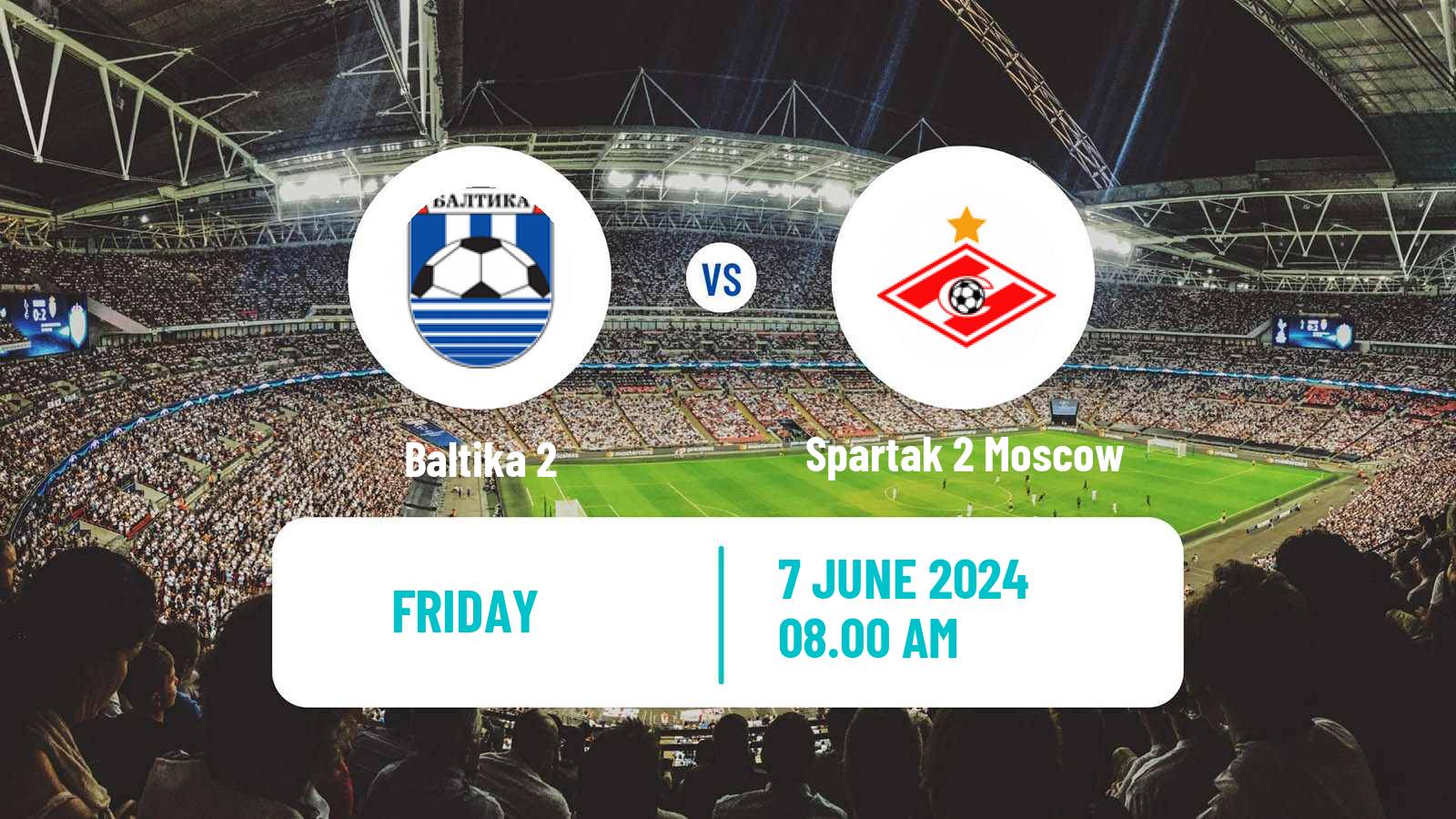Soccer FNL 2 Division B Group 2 Baltika 2 - Spartak 2 Moscow
