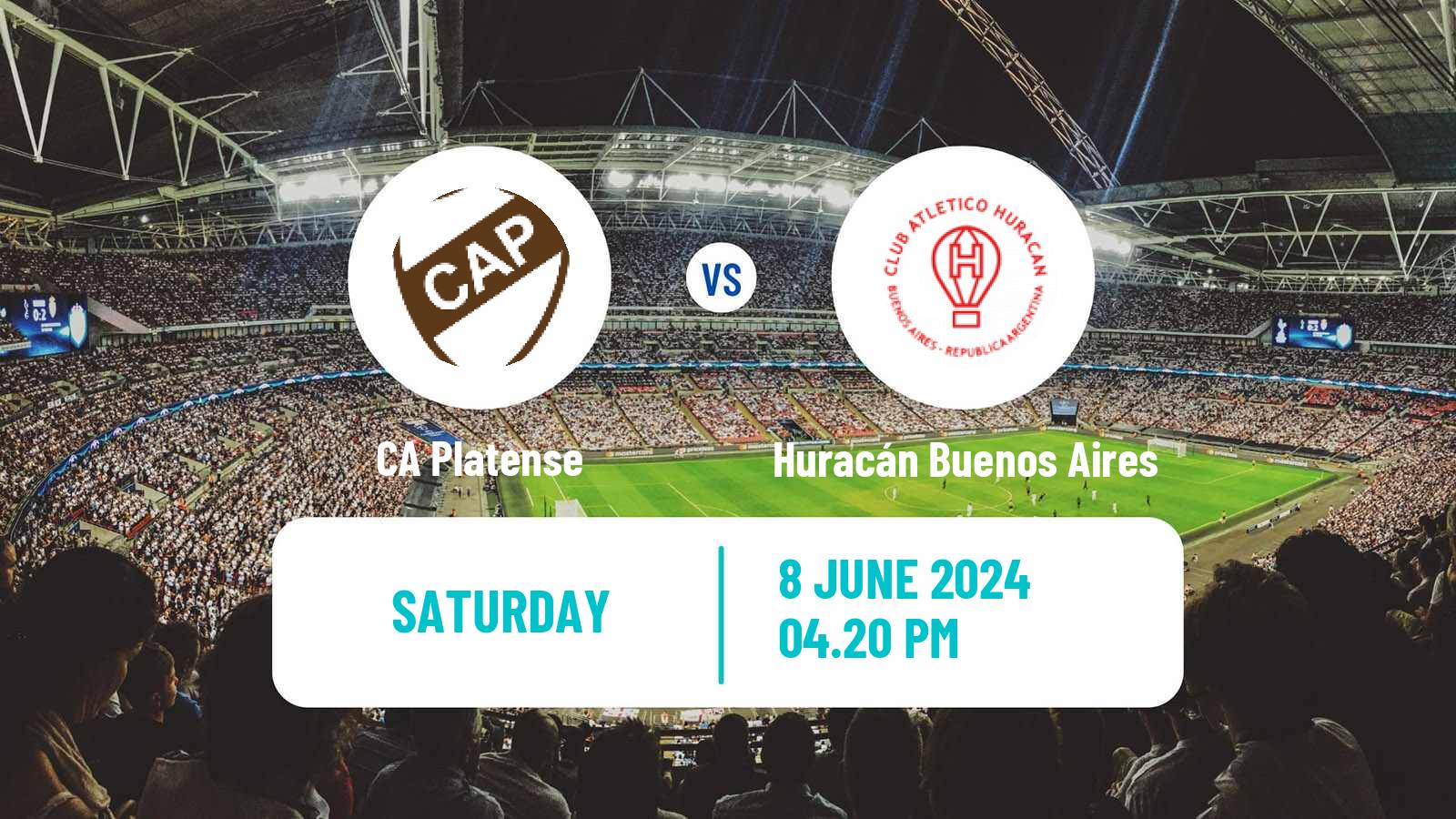 Soccer Copa Argentina Platense - Huracán Buenos Aires