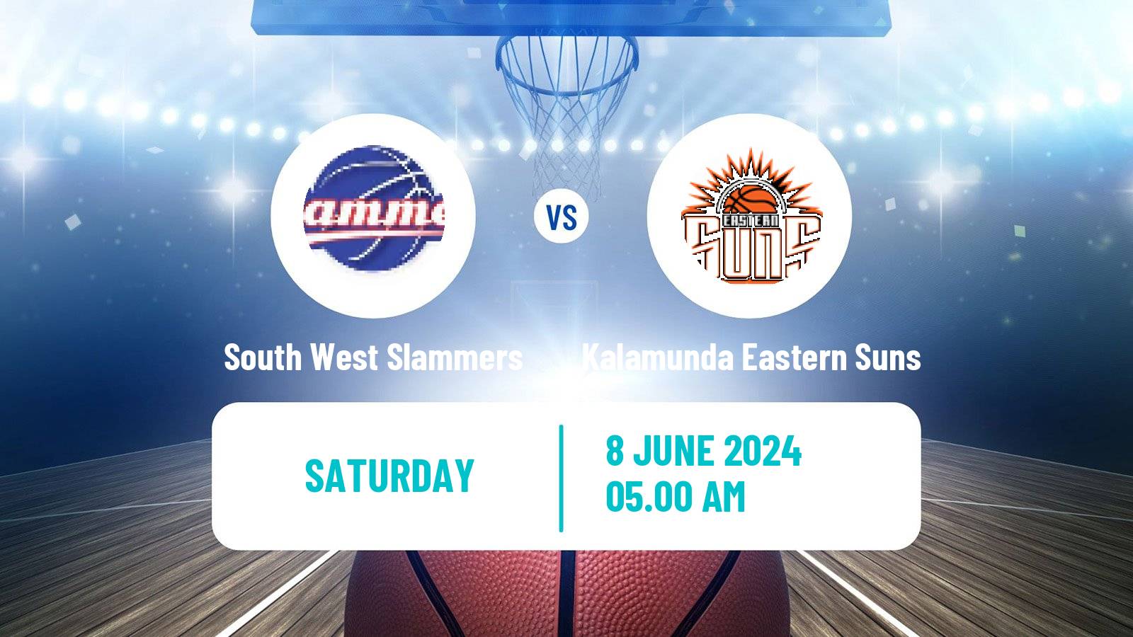 Basketball Australian NBL1 West Women South West Slammers - Kalamunda Eastern Suns